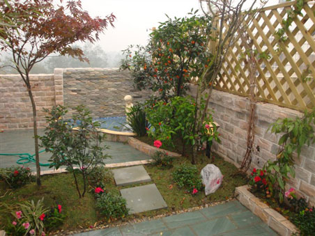 私家花園的施工圖片2